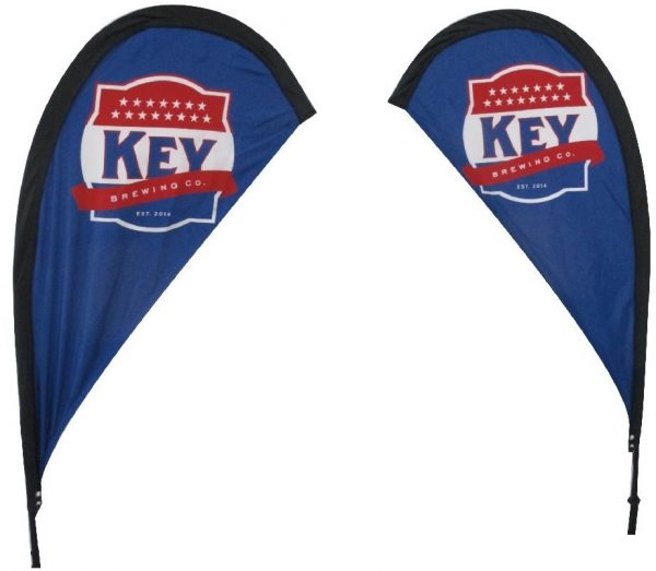 TEARDROP FLAG – CUSTOM PRINTED - Image 2