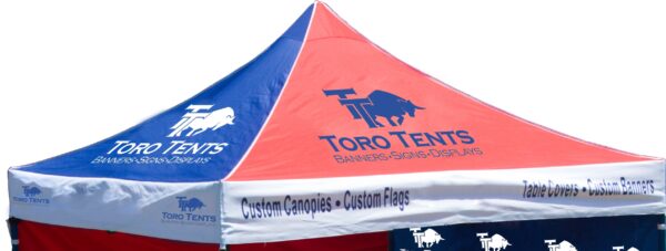 10X10 CUSTOM PRINTED TOP REPLACEMENT