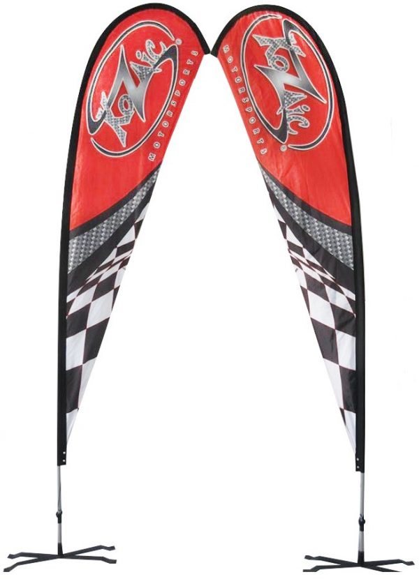 TEARDROP FLAG – CUSTOM PRINTED - Image 9