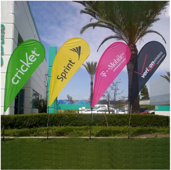 TEARDROP FLAG – CUSTOM PRINTED - Image 13