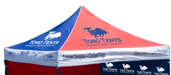 10X10 CUSTOM PRINTED TOP REPLACEMENT - Image 2