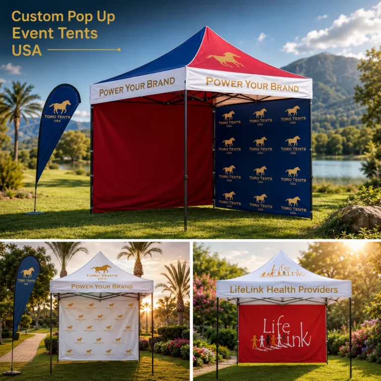 Custom Pop Up Event Tents USA