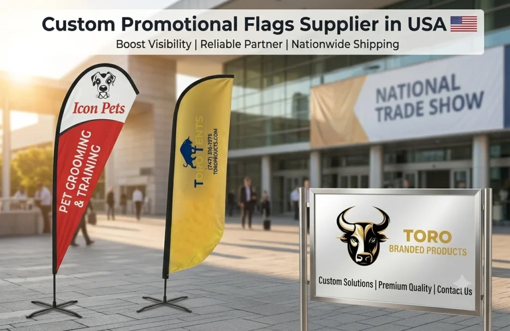 Custom Promotional Flags Supplier in USA