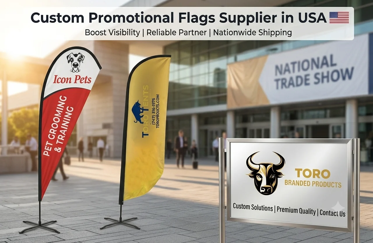 Custom Promotional Flags Supplier in USA